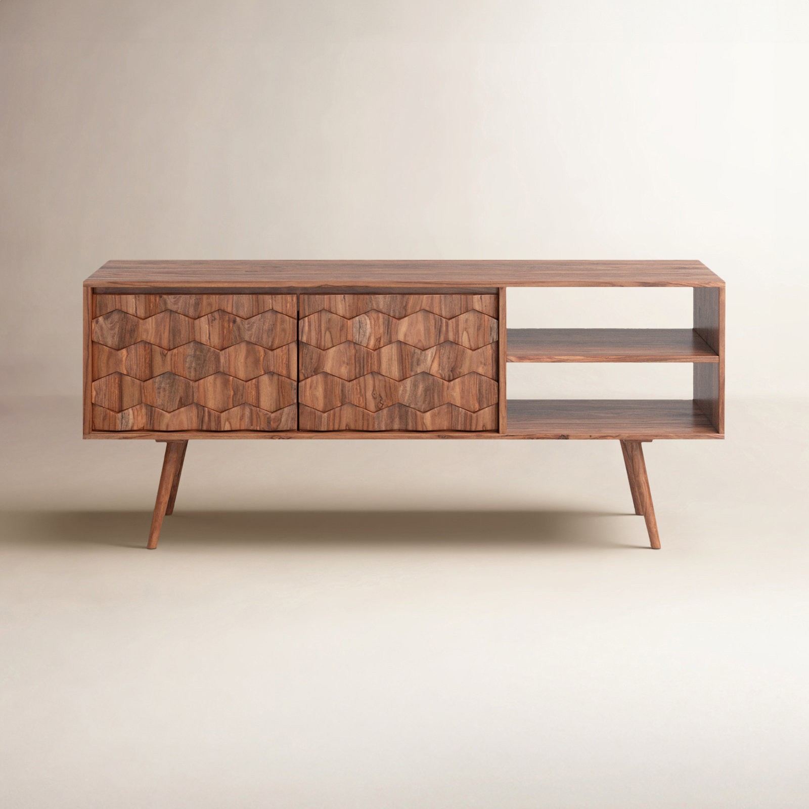Alice 57'' Media Console, Natural