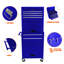 Blue 6 Tool Organizer Box Unit Cabinet - Detachable, Large Internal Storage Space For Workshop Detachable Rolling 6 Drawers, Garage Repair Shop-1648420981