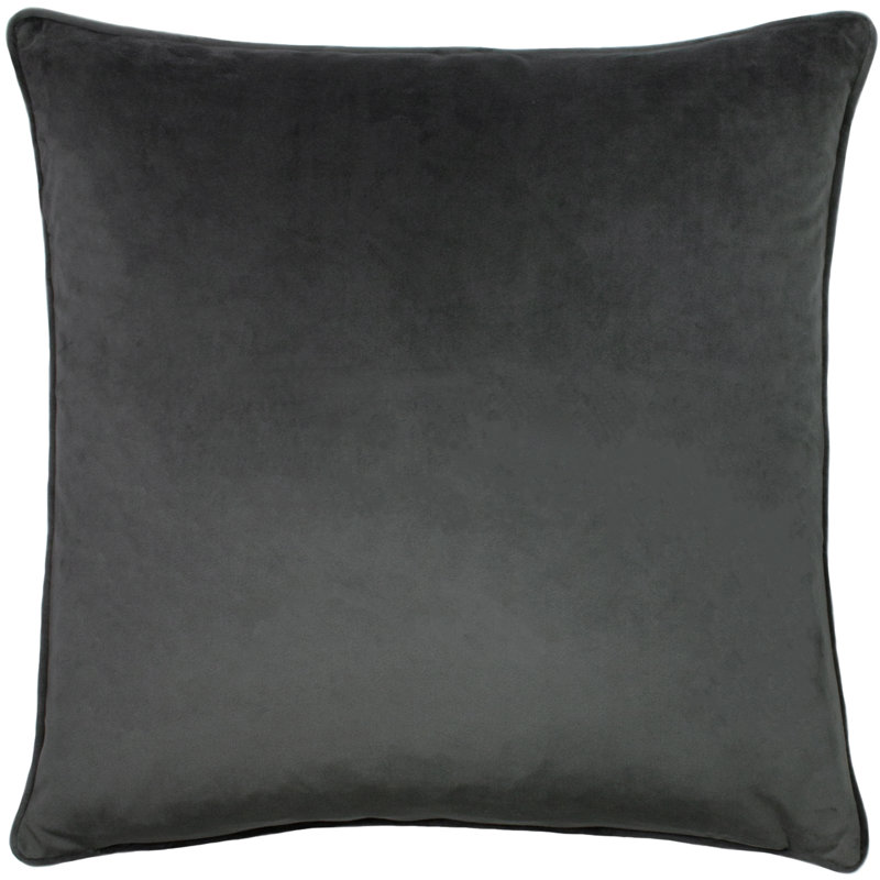 Saville Hortus Square Scatter Cushion, Charcoal, Feathers