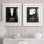 «Best Seat», ensemble de 2 reproductions d'art textuel-2127452669-2127452660-2058834682