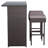 Cahmari 2 - Person Patio Dining Set with Rectangular Table , Cushions Included-306024913