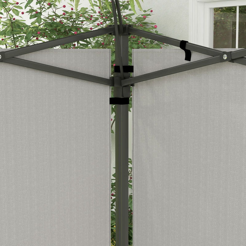Childersburg Dakota Fields Polyethylene Plastic Replacement Canopy for Canopy, White