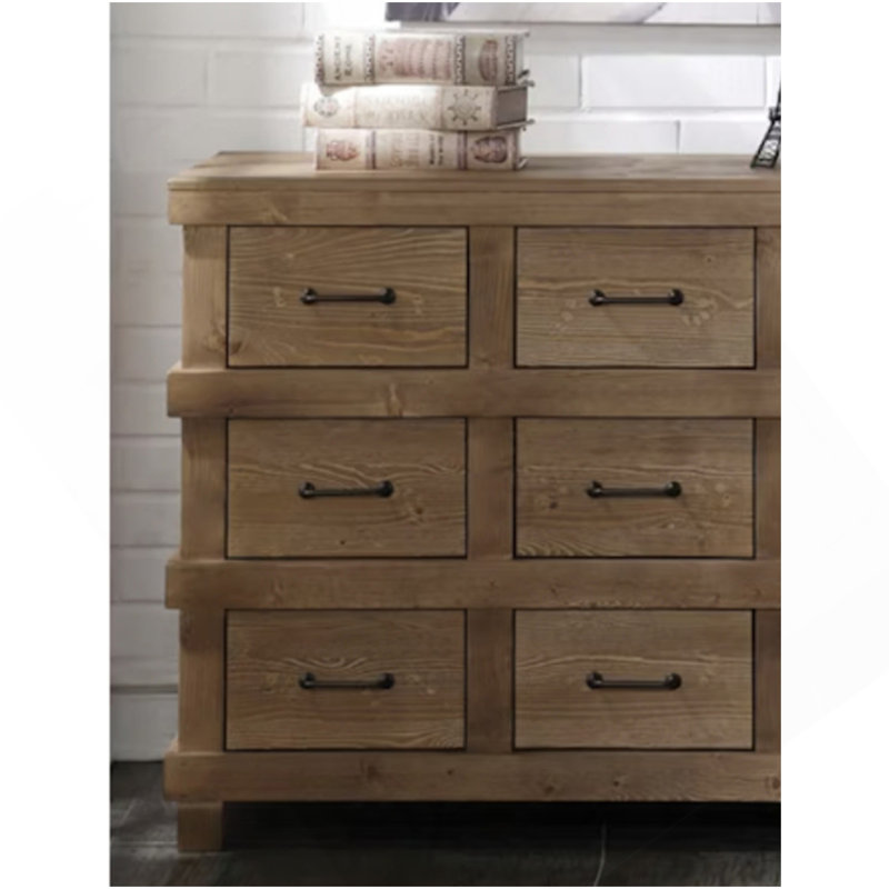 Commode Adams finition chêne et bronze industriel Adams