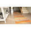 Runner Striped Wool Hand Knotted 70cm X 240cm Area Rug