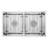 Undermount Double Bowl Stainless Steel Kitchen Sink