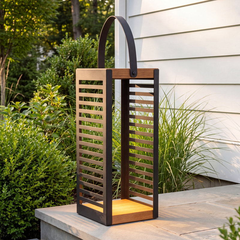 Odyn Outdoor Floor Lamp, 19.68'' H X 7.87'' W X 7.87'' D