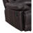 Global United Leather-Air Recliining  Console Loveseat