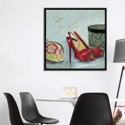 « style chaussures », reproduction sur toile