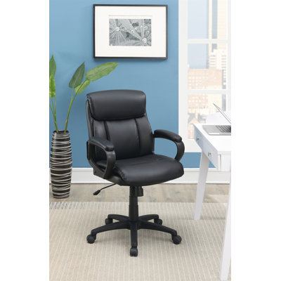 Chaise de bureau rembourrée à dossier standard
