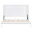 Lit escamotable double pleine grandeur, blanc-723826962-723826963
