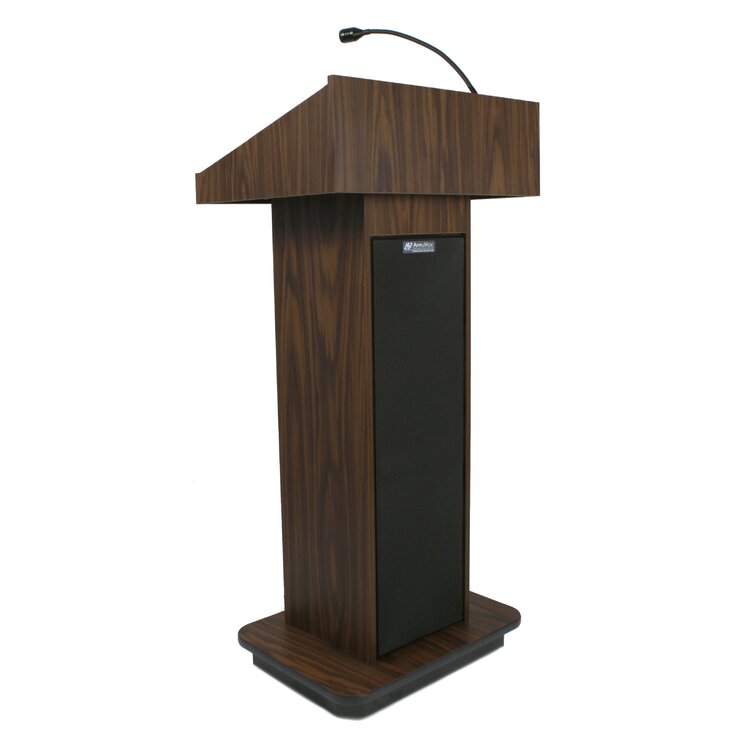 AmpliVox Sound Systems 47'' Full Podium with Wheels | Wayfair