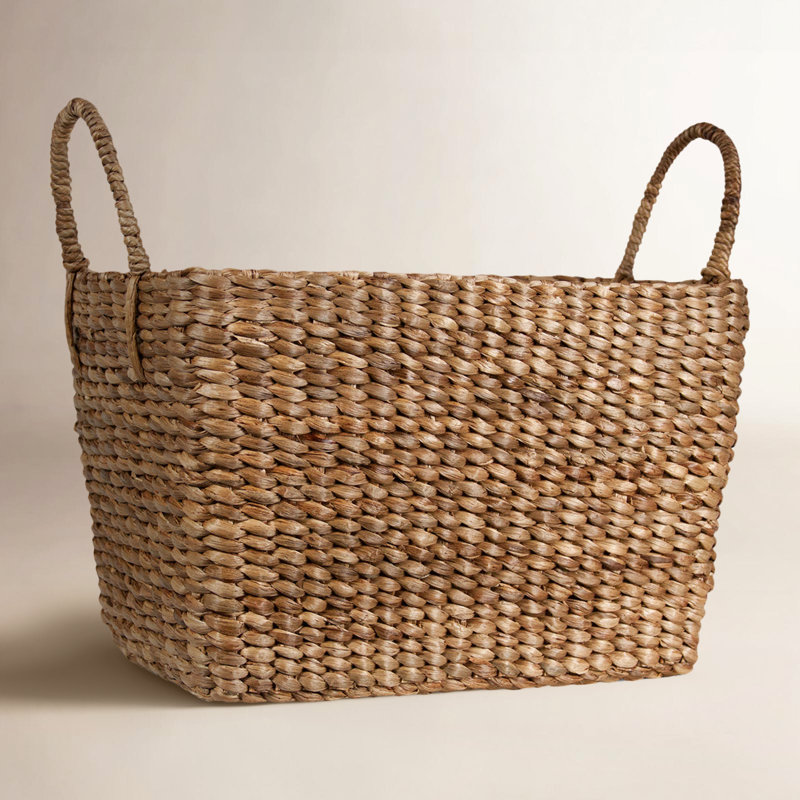 Birch Lane™ Bollington Wicker Decorative Basket, 11.5" H x 18.5" W x 11.5" D