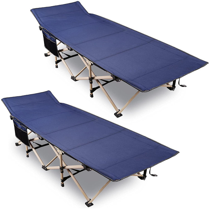 Lit de camp pliant, Bleu