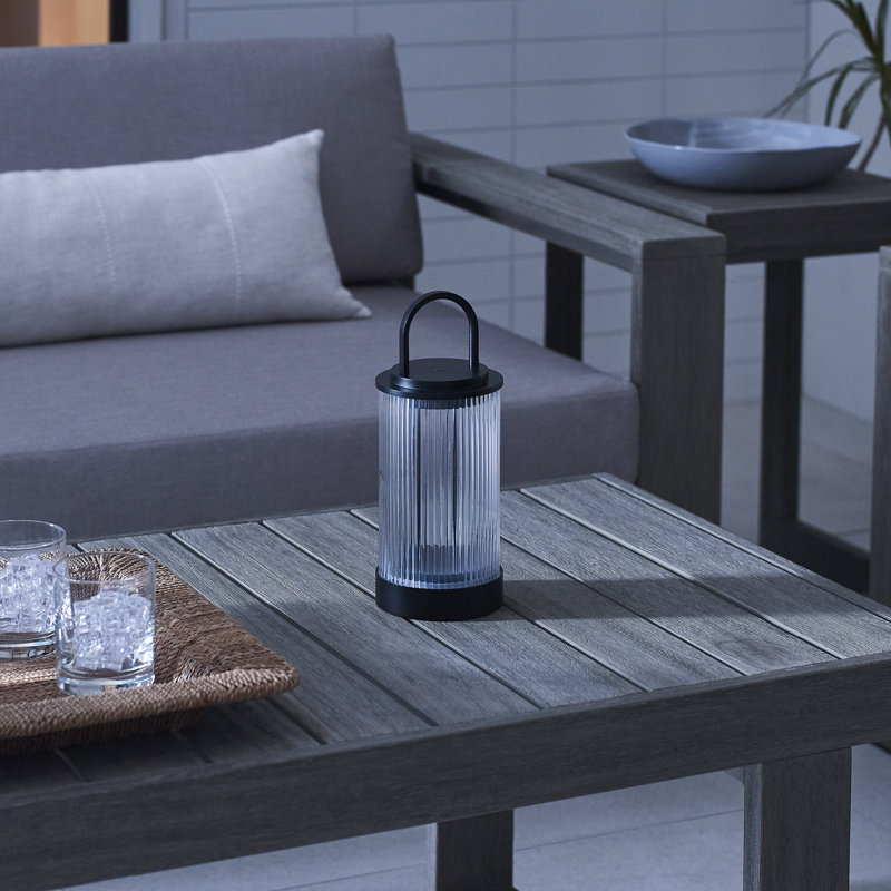 Tawa Accent Rechargeable Table Lamp, Black