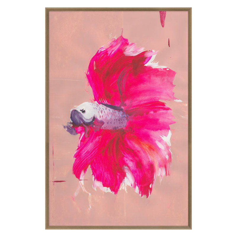 Life Aquatic 14 Print by PC Ngo, White Framed, 30" H x 20" W