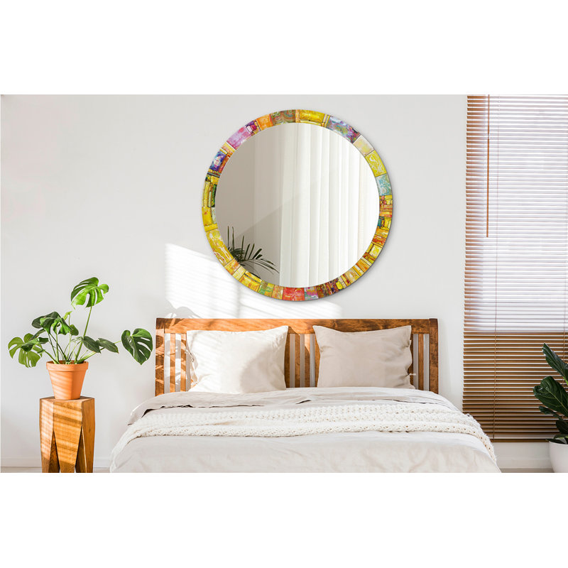 Huldar Glass Flat Wall Mirror