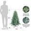 Arbre de Noël artificiel épinette bleue non éclairé -2037760601