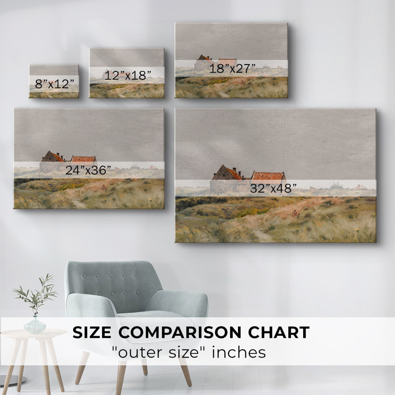 Paysages rétro-CMXC -Galerie enveloppée Cavas, 12 x 18