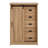 5 Drawers Dresser W/Sliding Barn Door-831258553