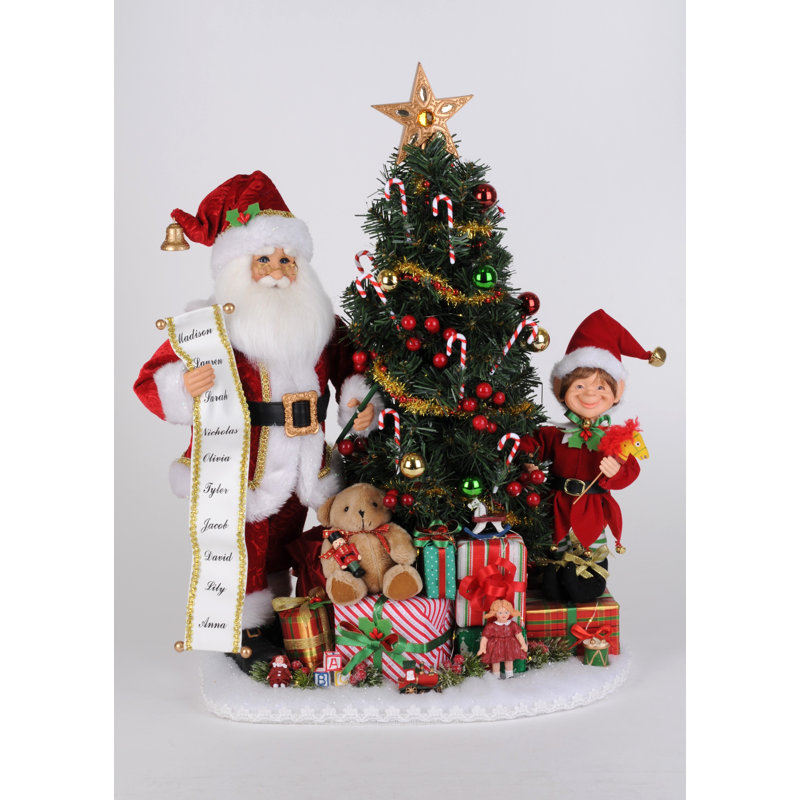 Cadeaux de Noël illuminés Père Noël