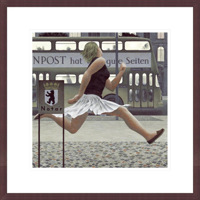 « Berlin Bus » d'Alex Colville – Reproduction giclée encadrée