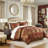 Luxurious 4-Piece Comforter Set With Jacquard Design For Elegant And Cozy Queen Bedrooms-119369690-119369684