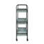 3 tablettes galvanisées de 35 po x 12,5 po x 40 po, solution de rangement en métal pour la maison, style classique et moderne avec étagères décontractées abondantes