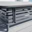 Table basse en aluminium Hudson