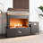 Modern Outdoor Gas Fireplace