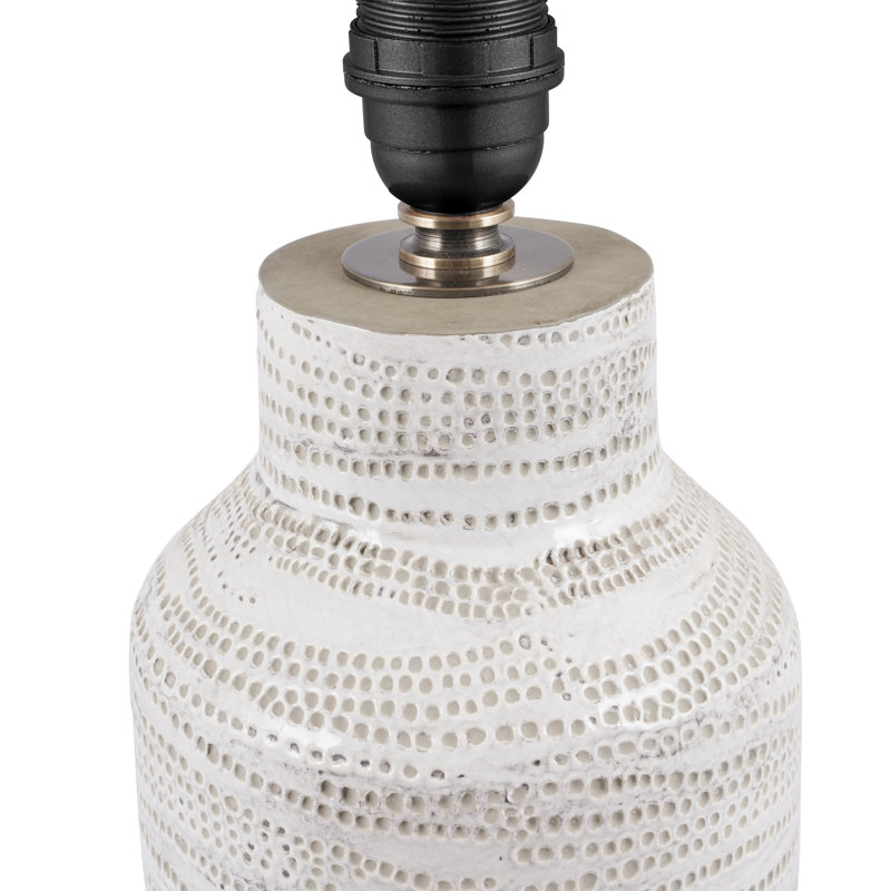 Ceramic Table Lamp, Grey