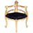 French Slipper Corner Chair