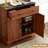 Sideboard Buffet Cabinet With Storage, Modern Coffee Bar Cabinet With Drawers, Cabinets, Shelves And Mug Hooks, Fluted-Door Storage Cabinet For Kitchen, Dinning Room, Living Room, Walnut-1981940665