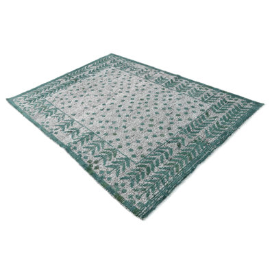 Tapis turquoise Outen