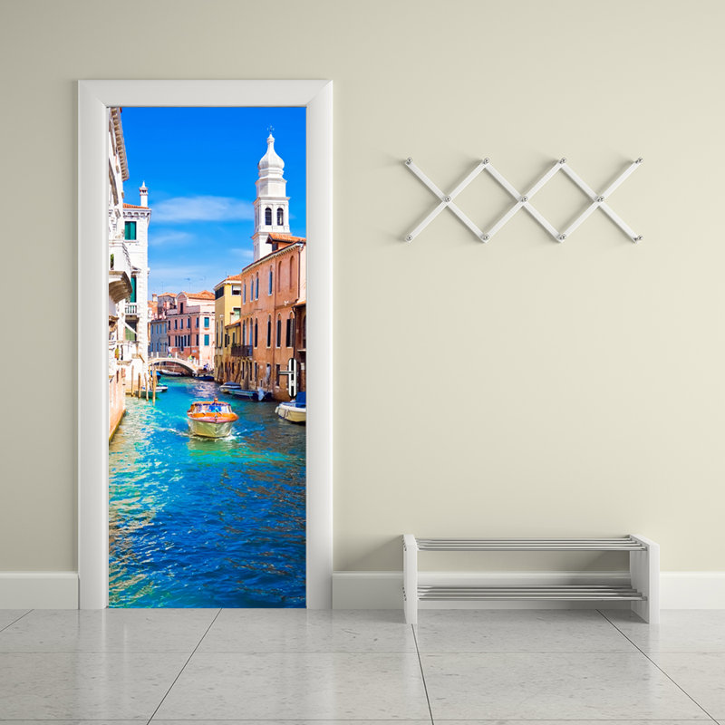 Décalcomanie de porte murale venice