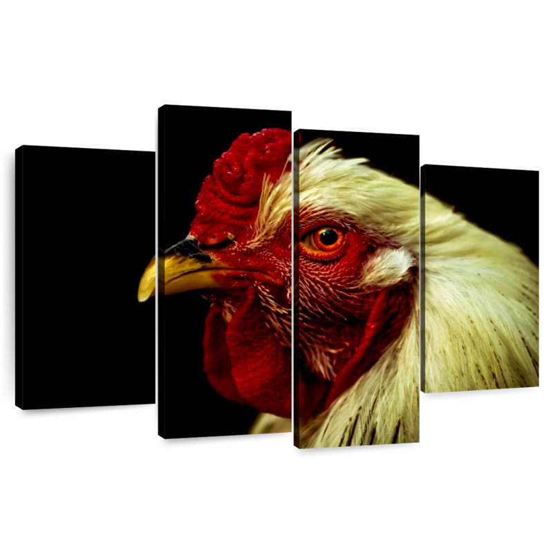 Brampt Chicken Head, 22" H x 36" W
