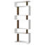 Alberton 165.3cm H x 60cm W Geometric Bookcase-1526156913