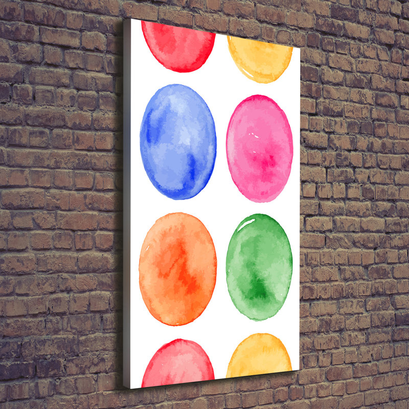 Colourful Circles - Wrapped Canvas Print