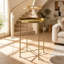 Steel and Iron Top Coffee Table
