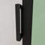 Porte de douche à charnière pliante semi-sans cadre et pivotante de 34 à 35,2 po X P 72 po H, verre trempé 1/4 po (6 mm), panneau pliable pour salle de bain, installation réversible, noir mat