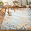 Tapis d'intérieur / d'extérieur à bordure fleurie Tommy Bahama Bleu / gris / corail-305680421