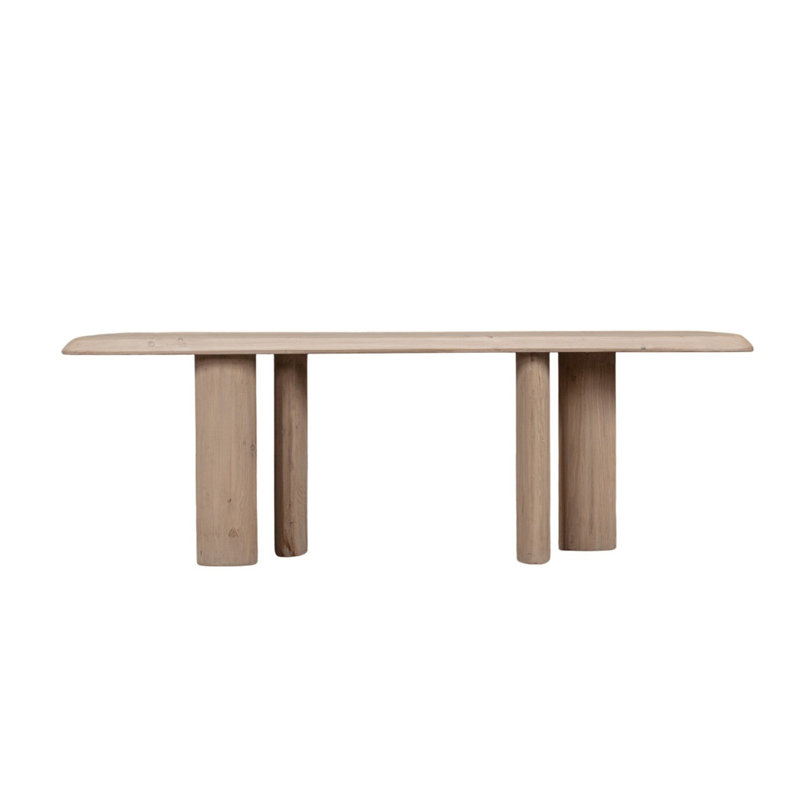 93.7 in. Solid Wood Console Table