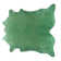 Tapis vert en cuir de vache 6 pi x 7 pi Plainsboro