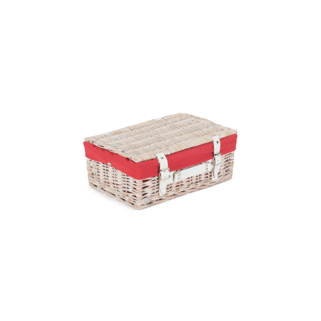 Wicker Picnic Hamper Basket with Lining
