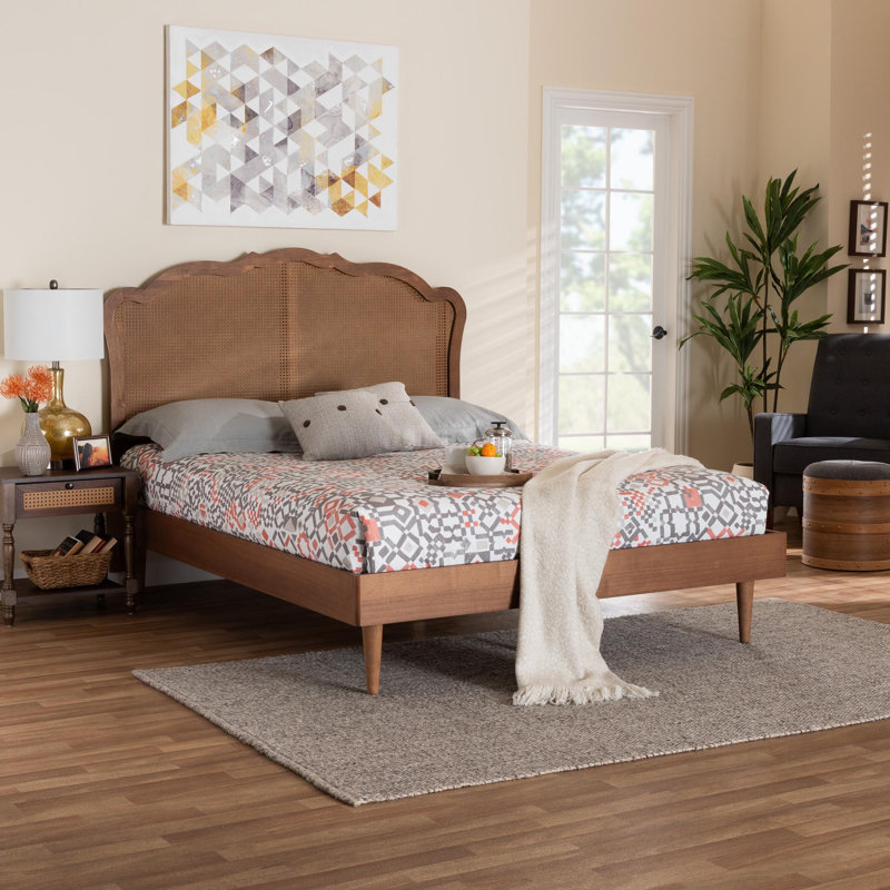 Casheena Mid-Century Platform Bed, Queen