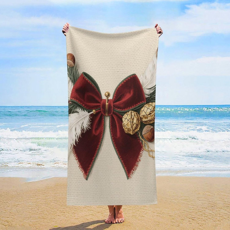Serviette de plage en microfibre à séchage rapide 32 pi x 63 po