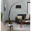 Varville 77'' Black Arched Floor Lamp