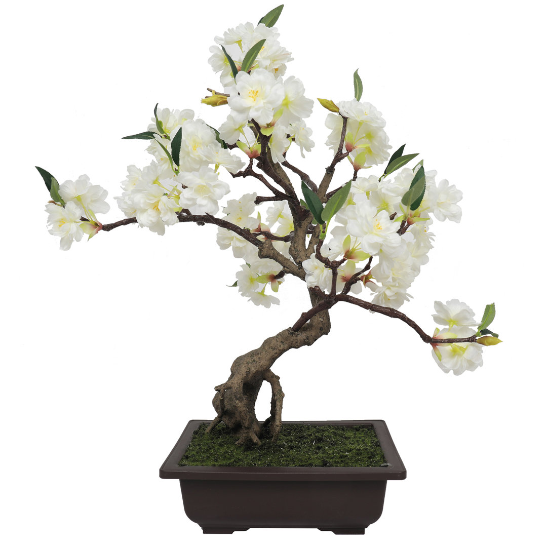 20" Artificial Bonsai Plant in Planter Lark Manor™ Flower 