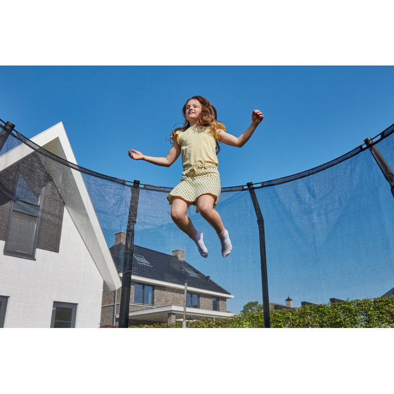 Salta Premium Ground Including Safety Net 366cm - Black