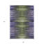 Tapis intérieur lavable rayé mauve et lilas 8 pi x 10 pi