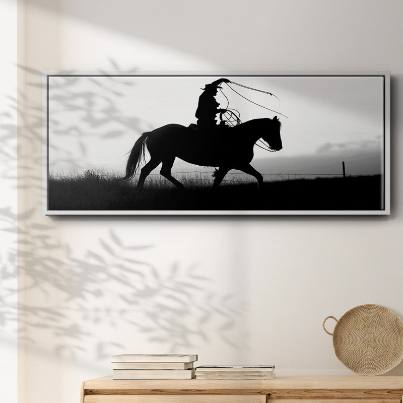 «Rope and Ride II», toile encadrée, H 20 po x l 50 po